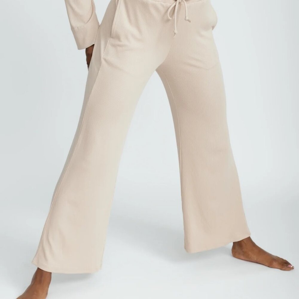 Riot Swim Rory Wide Leg Pant in Coconut